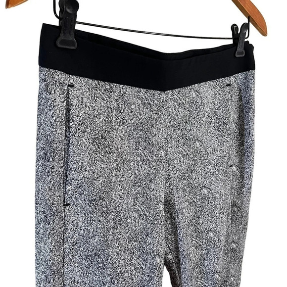 French Connection Black and White Skinny Pants Size 4 Marled Pockets Career Work - Picture 4 of 7